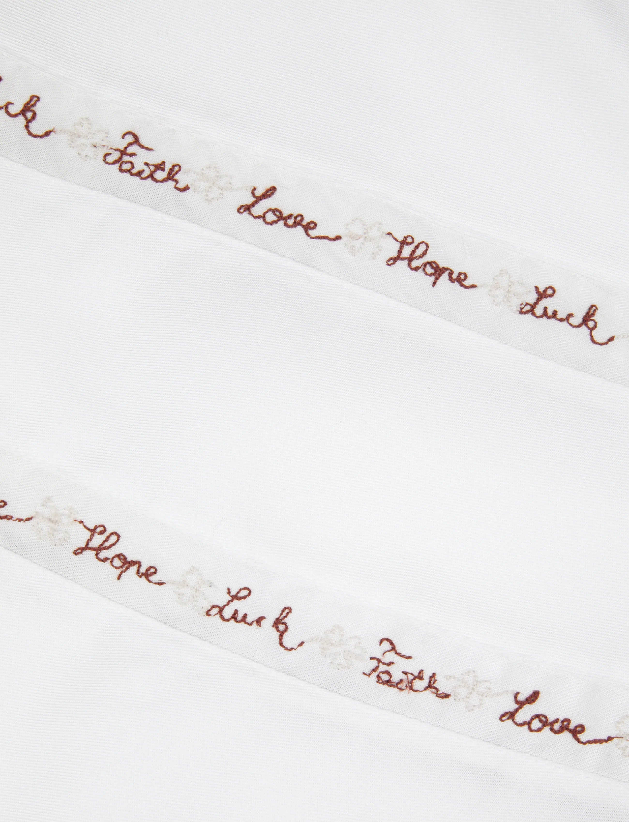Maison Labiche - MALBRANCHE HOPE LUCK FAITH - långärmade skjortor - ivory - 3