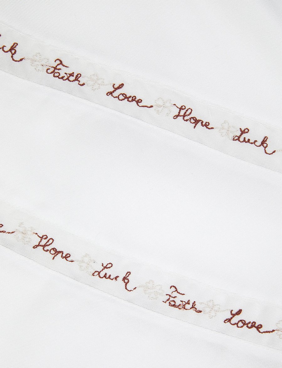 Maison Labiche - MALBRANCHE HOPE LUCK FAITH - långärmade skjortor - ivory - 3