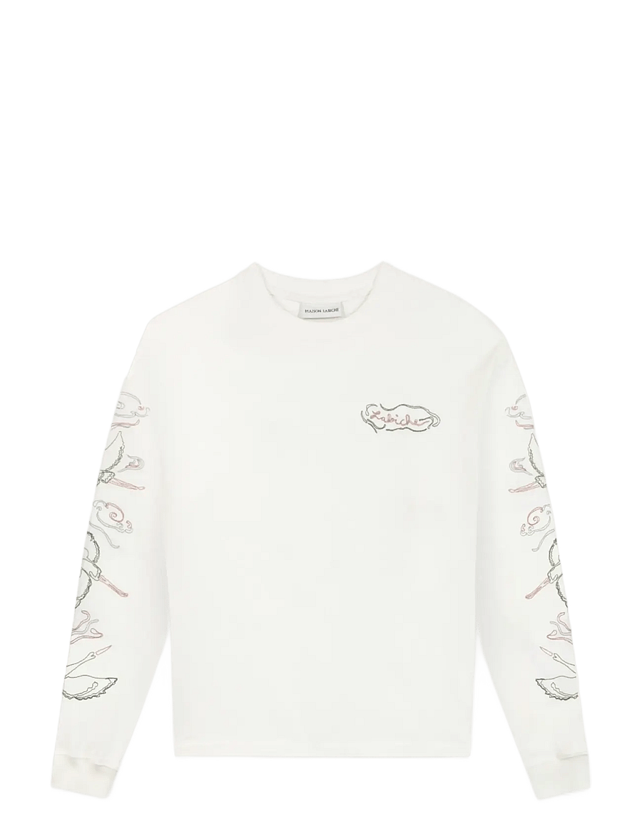 Maison Labiche - MANHES OISEAUX LABICHE /GOTS - ivory - 1