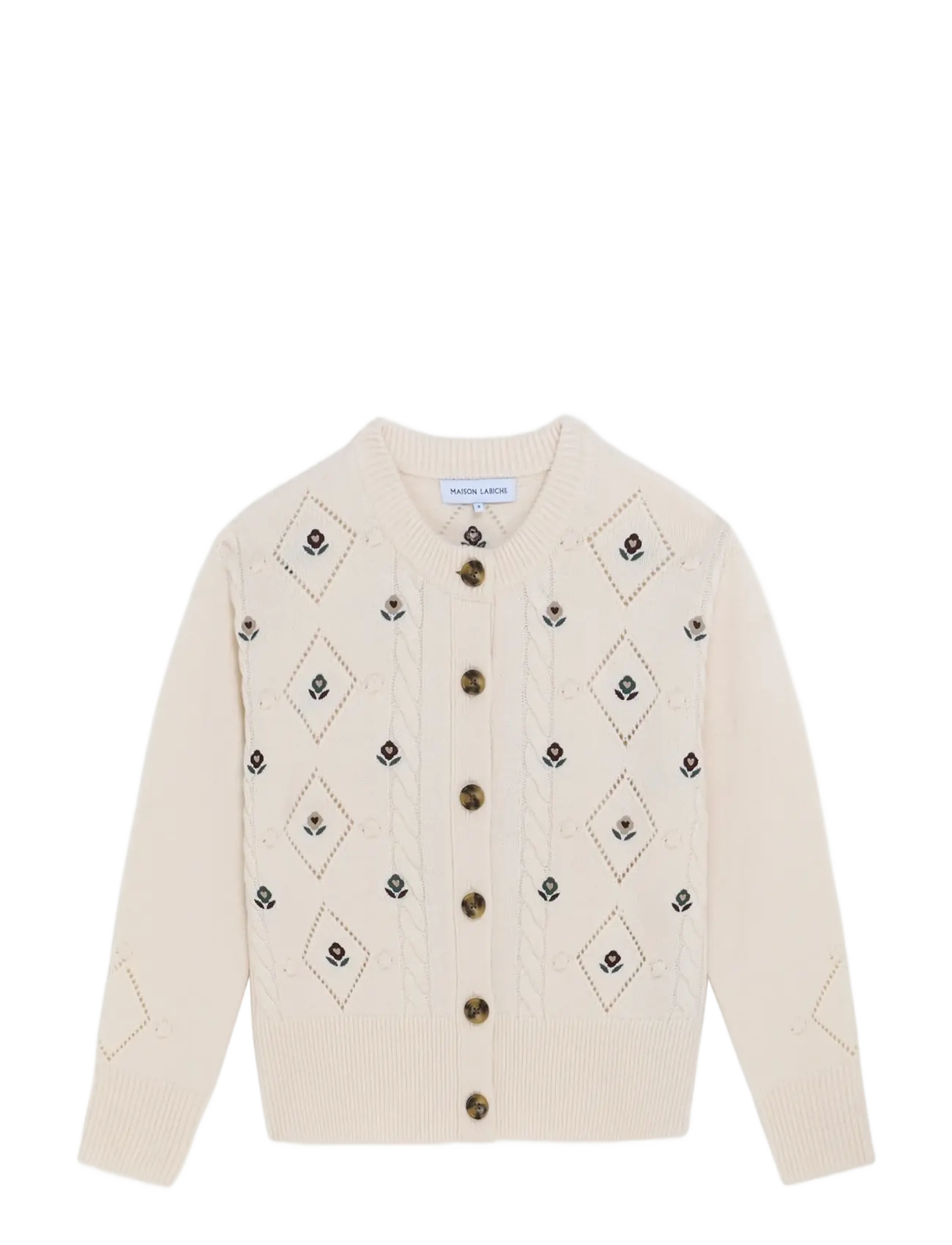 Maison Labiche SCHLEFFER GRAHIC - Strickjacken - OFF WHITE / cream