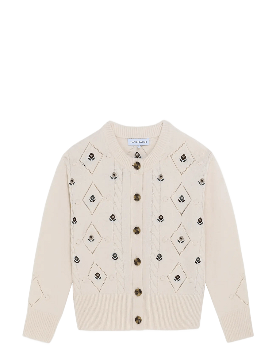 Maison Labiche - SCHLEFFER GRAHIC - cardigans - off white - 1