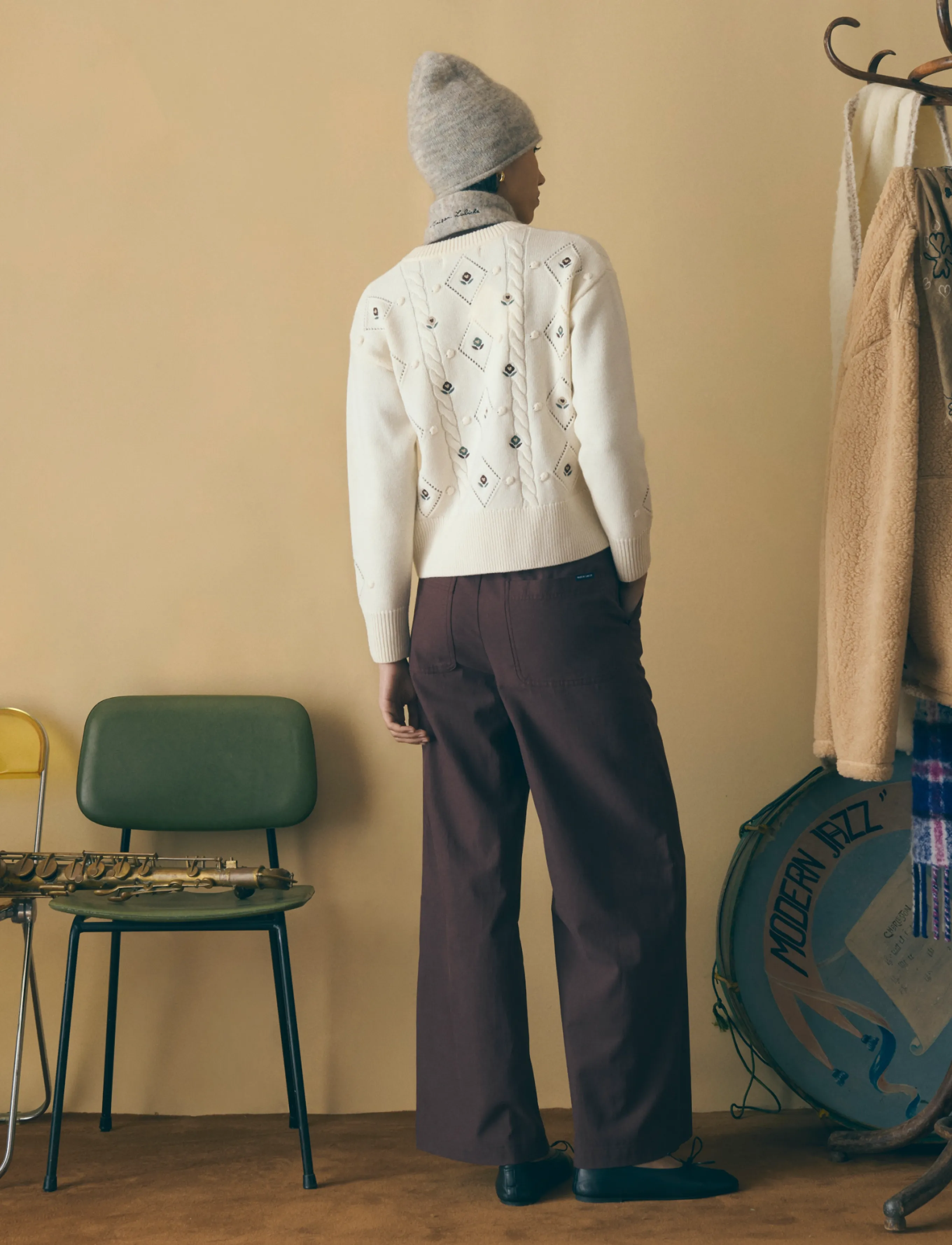 Maison Labiche - SCHLEFFER GRAHIC - cardigans - off white - 3