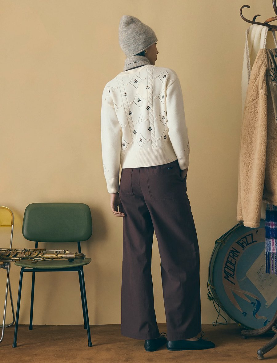 Maison Labiche - SCHLEFFER GRAHIC - cardigans - off white - 3
