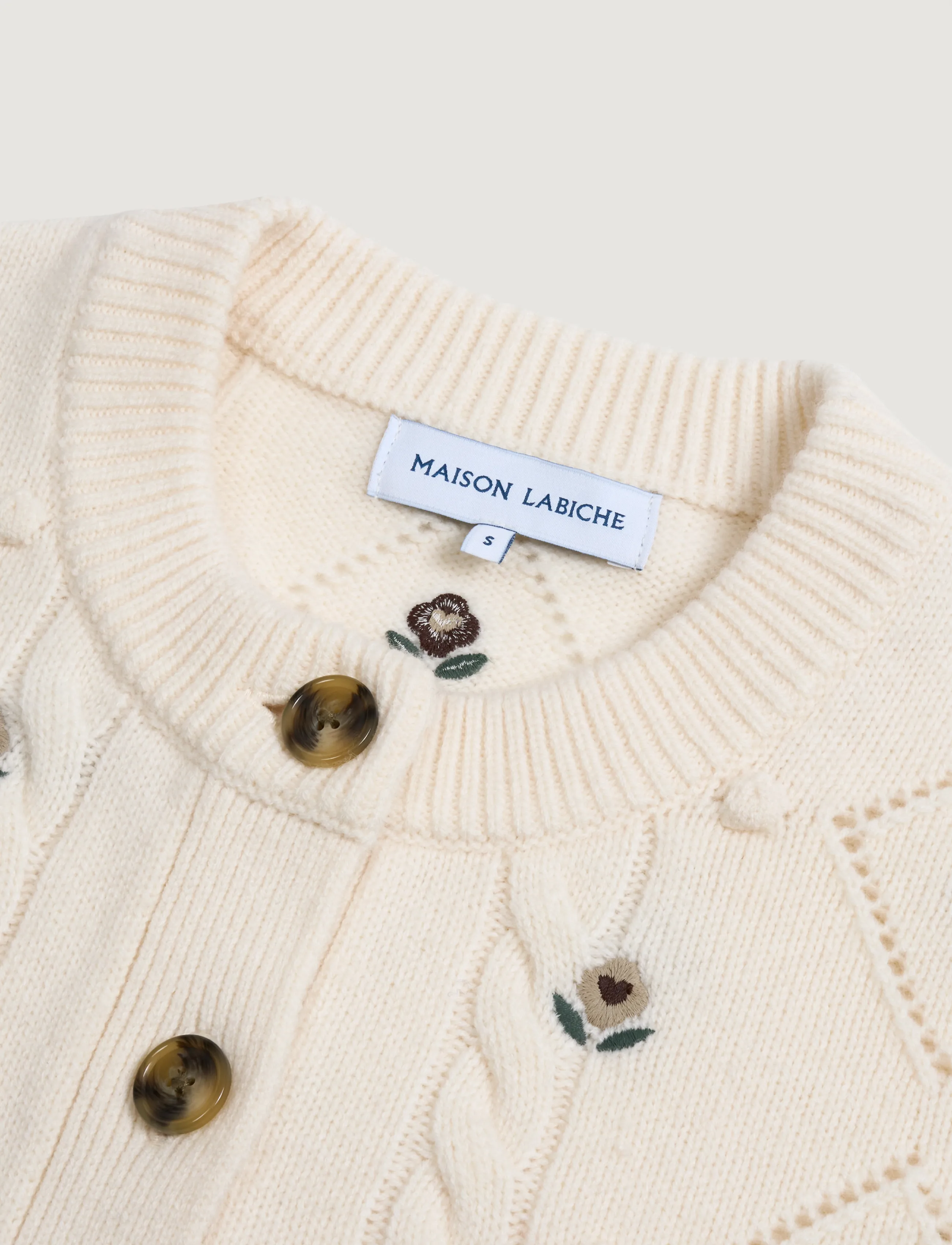Maison Labiche - SCHLEFFER GRAHIC - cardigans - off white - 5