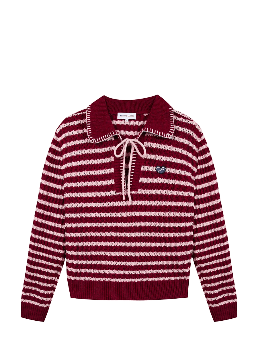 Maison Labiche - SIBELLE MINI PATCH COEUR - wine english pink - 1