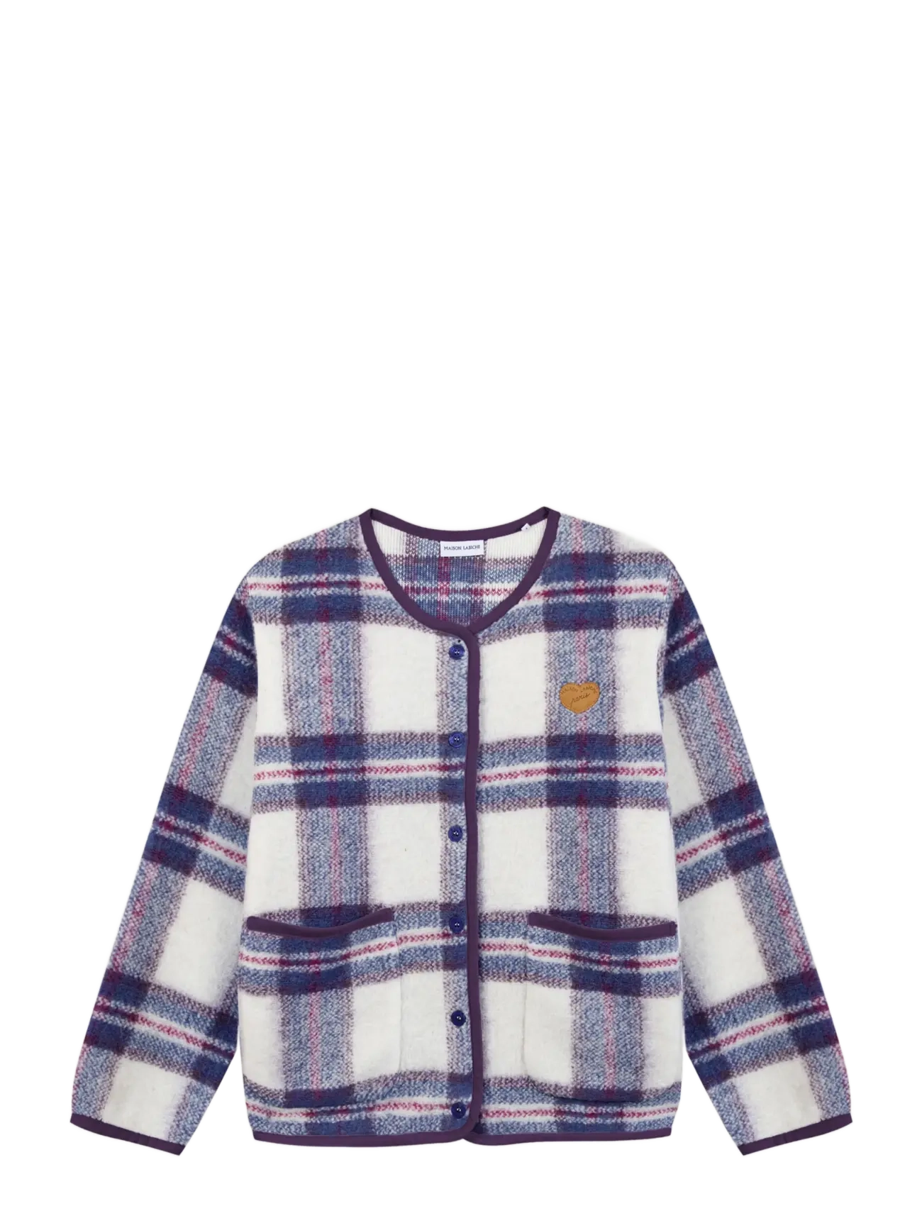 Maison Labiche STEMLER COEUR - Maison Labiche - OFF WHITE PLAID / multi