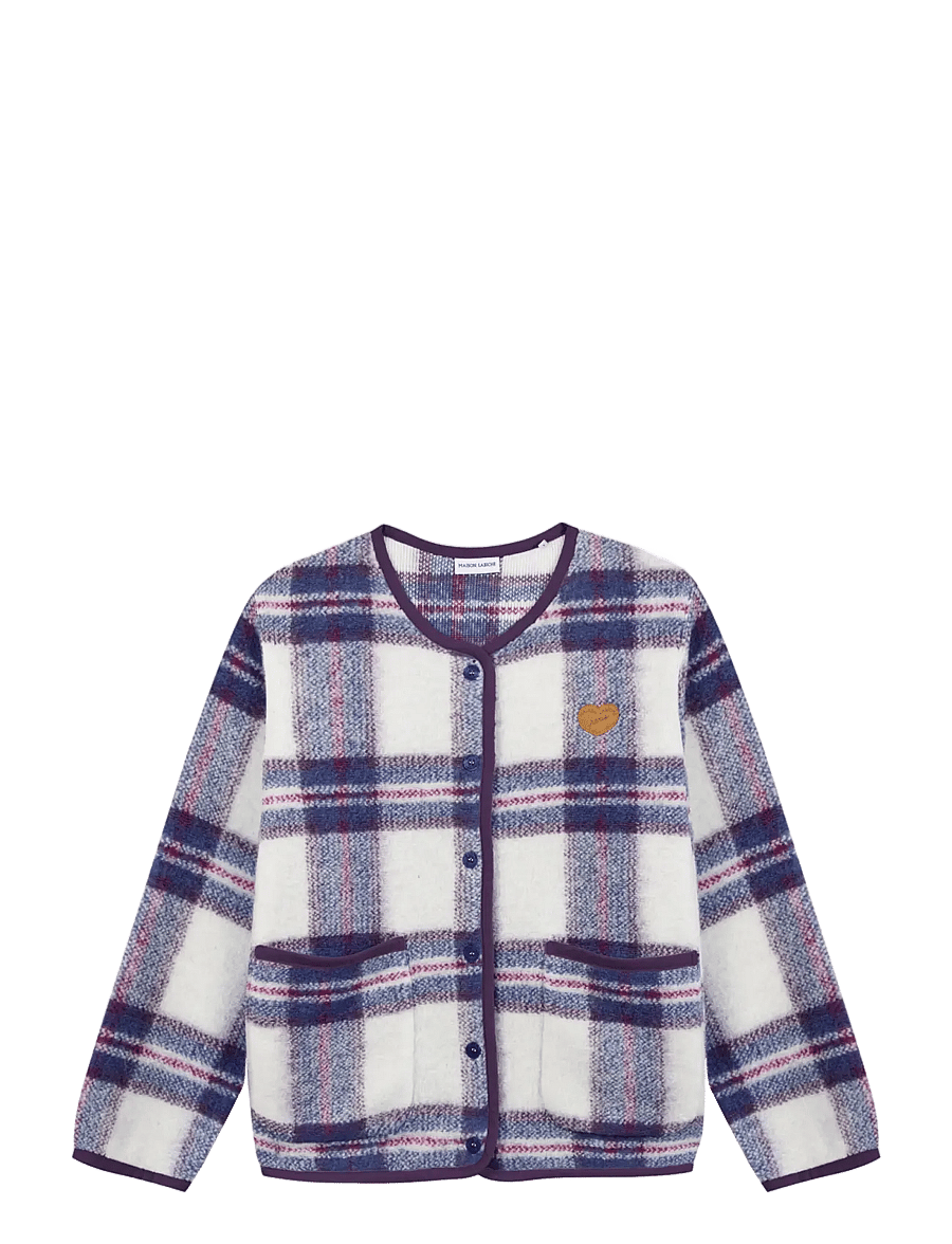 Maison Labiche - STEMLER COEUR - uldjakker - off white plaid - 0