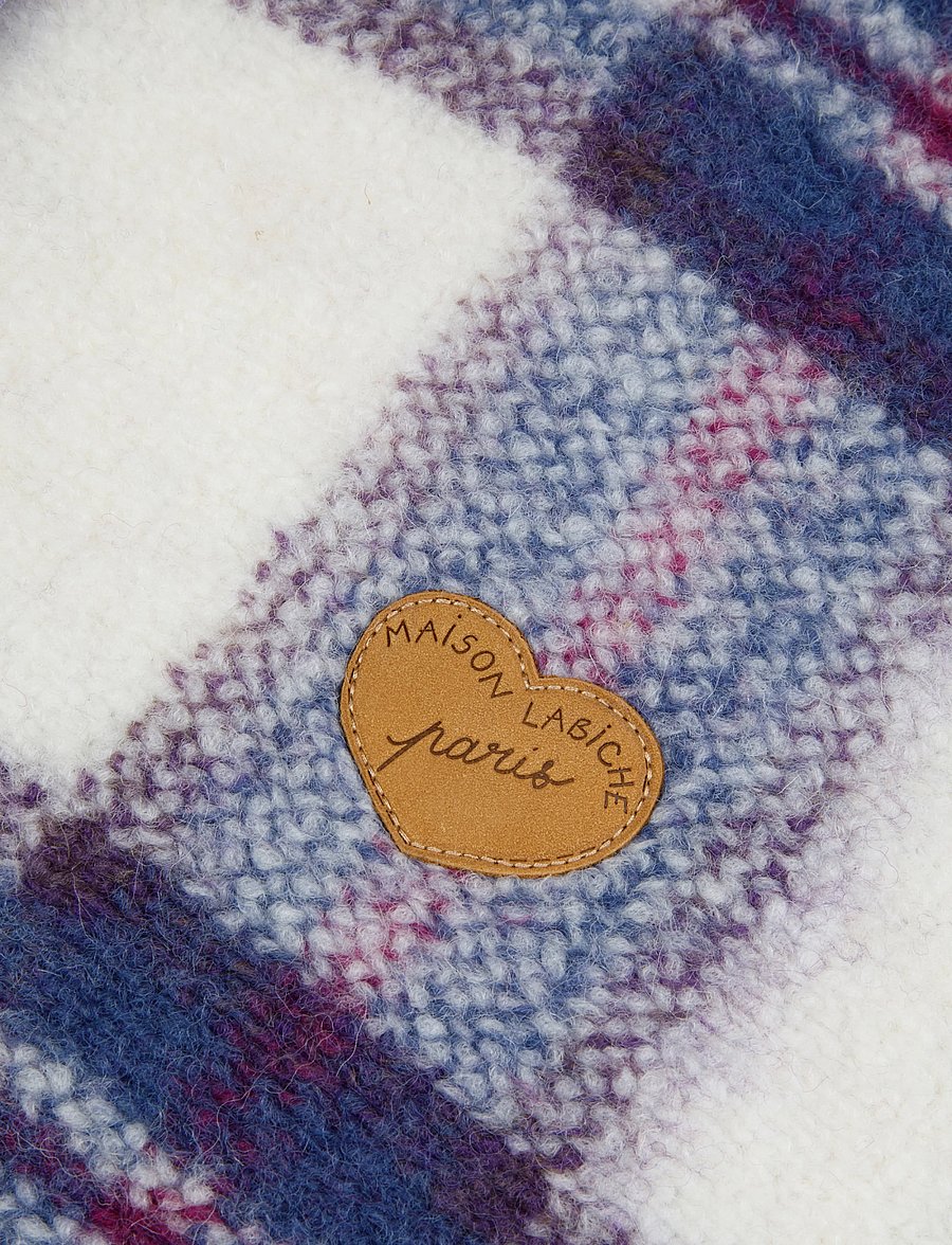 Maison Labiche - STEMLER COEUR - uldjakker - off white plaid - 2