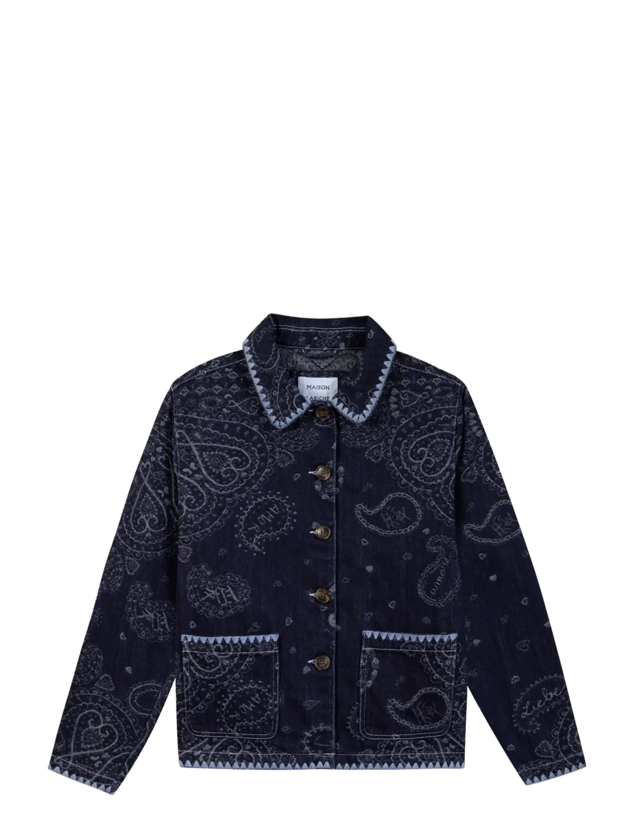 Maison Labiche - THURE BANDANA - dark navy bandana - 1