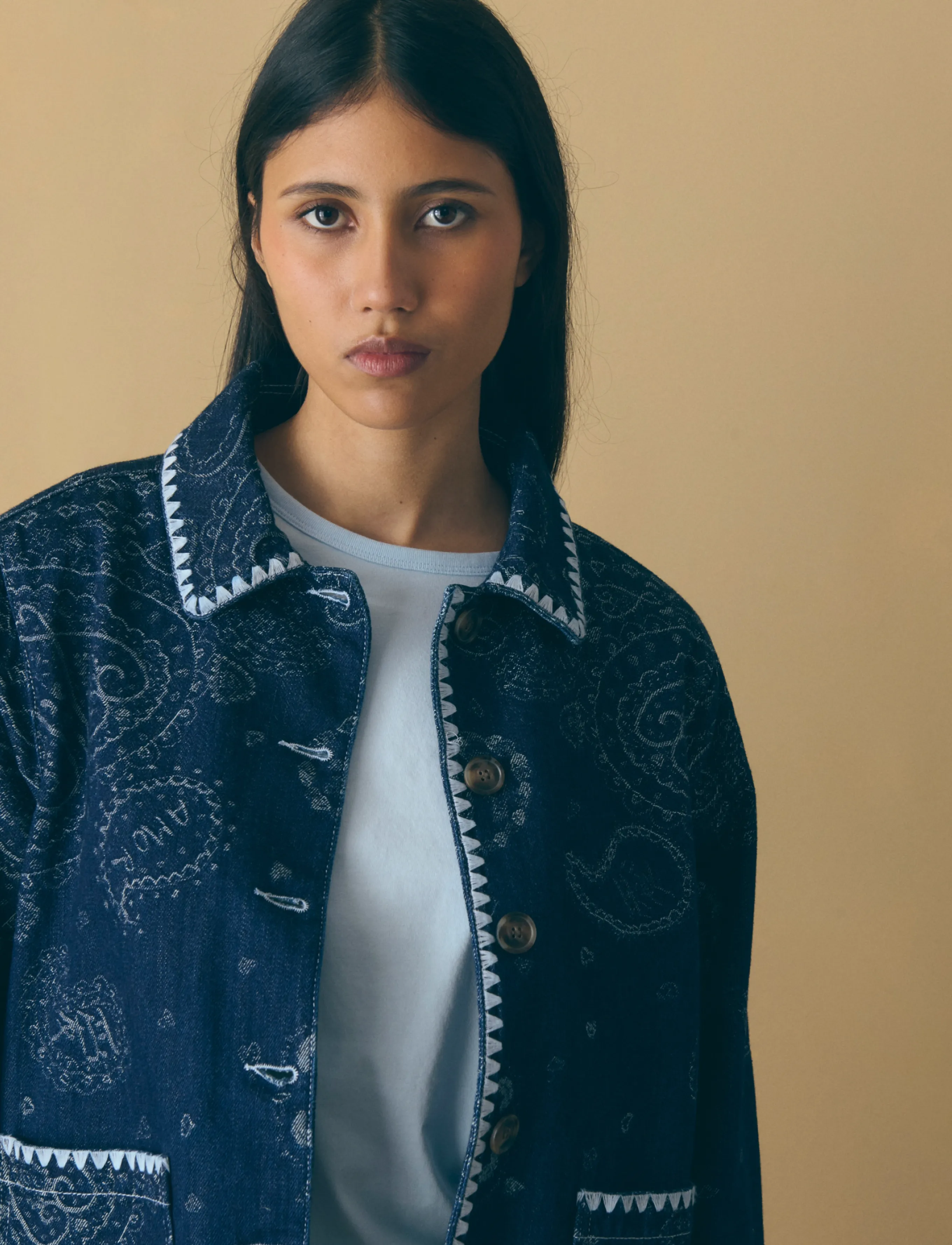 Maison Labiche - THURE BANDANA - dark navy bandana - 4