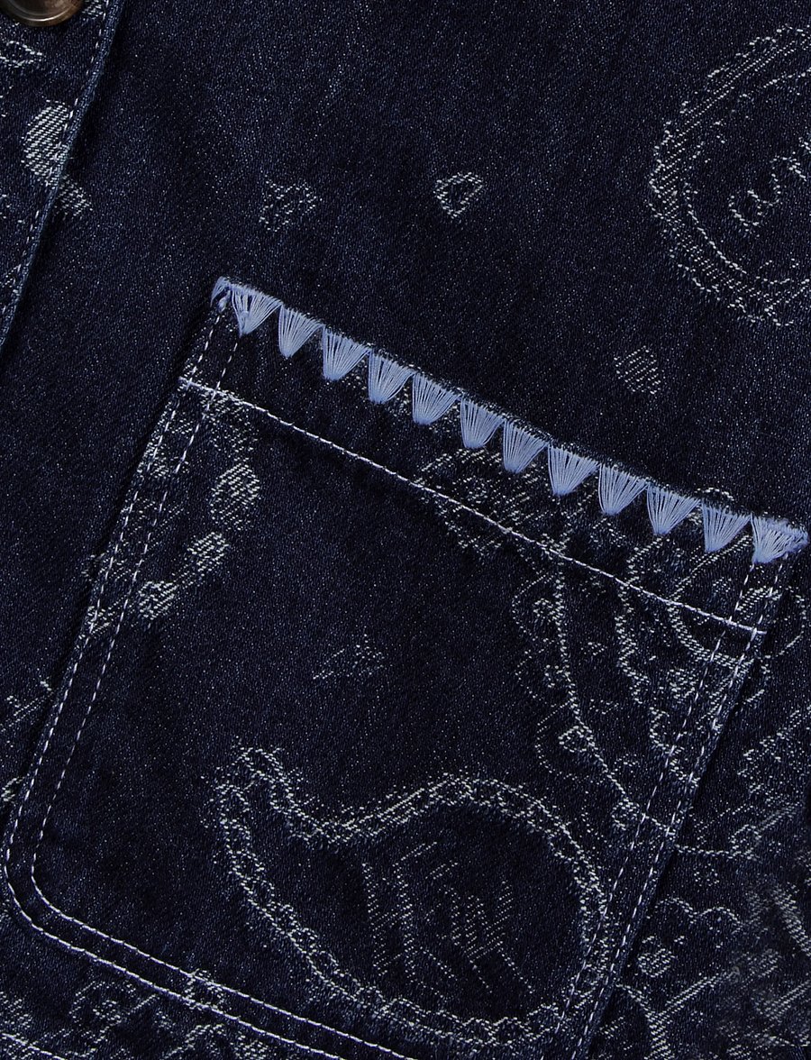 Maison Labiche - THURE BANDANA - vårjackor - dark navy bandana - 5