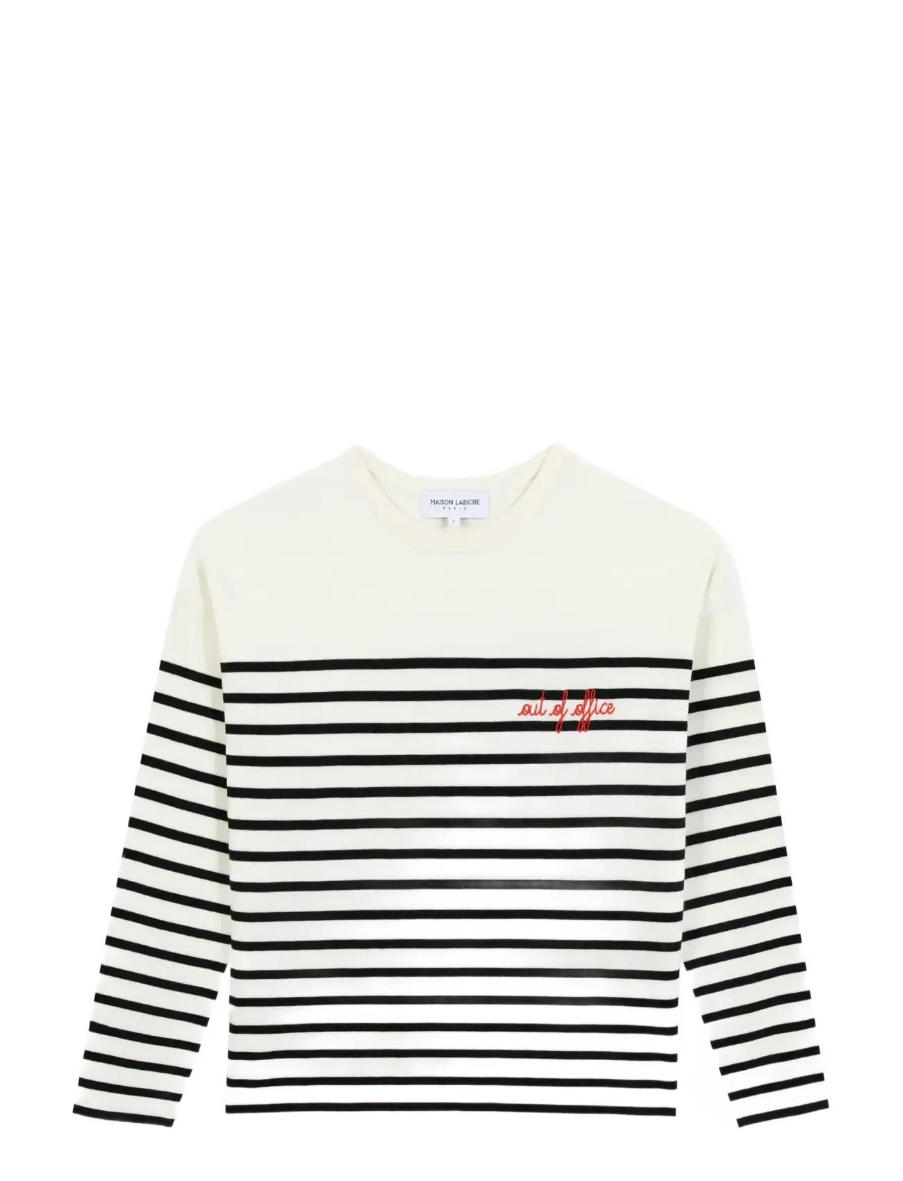 Maison Labiche MONTPAR OUT OF OFFICE /GOTS - Transitional Layering - IVORY BLACK / multi