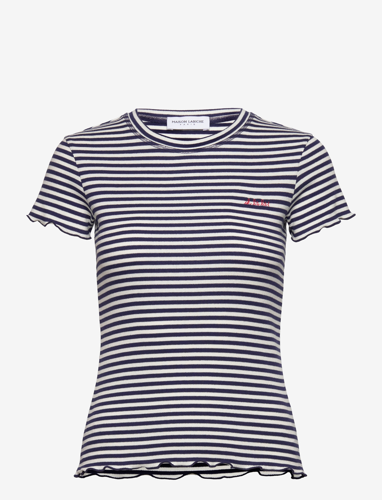 Maison Labiche - FOLIES OH LA LA - t-shirts - off white navy - 1