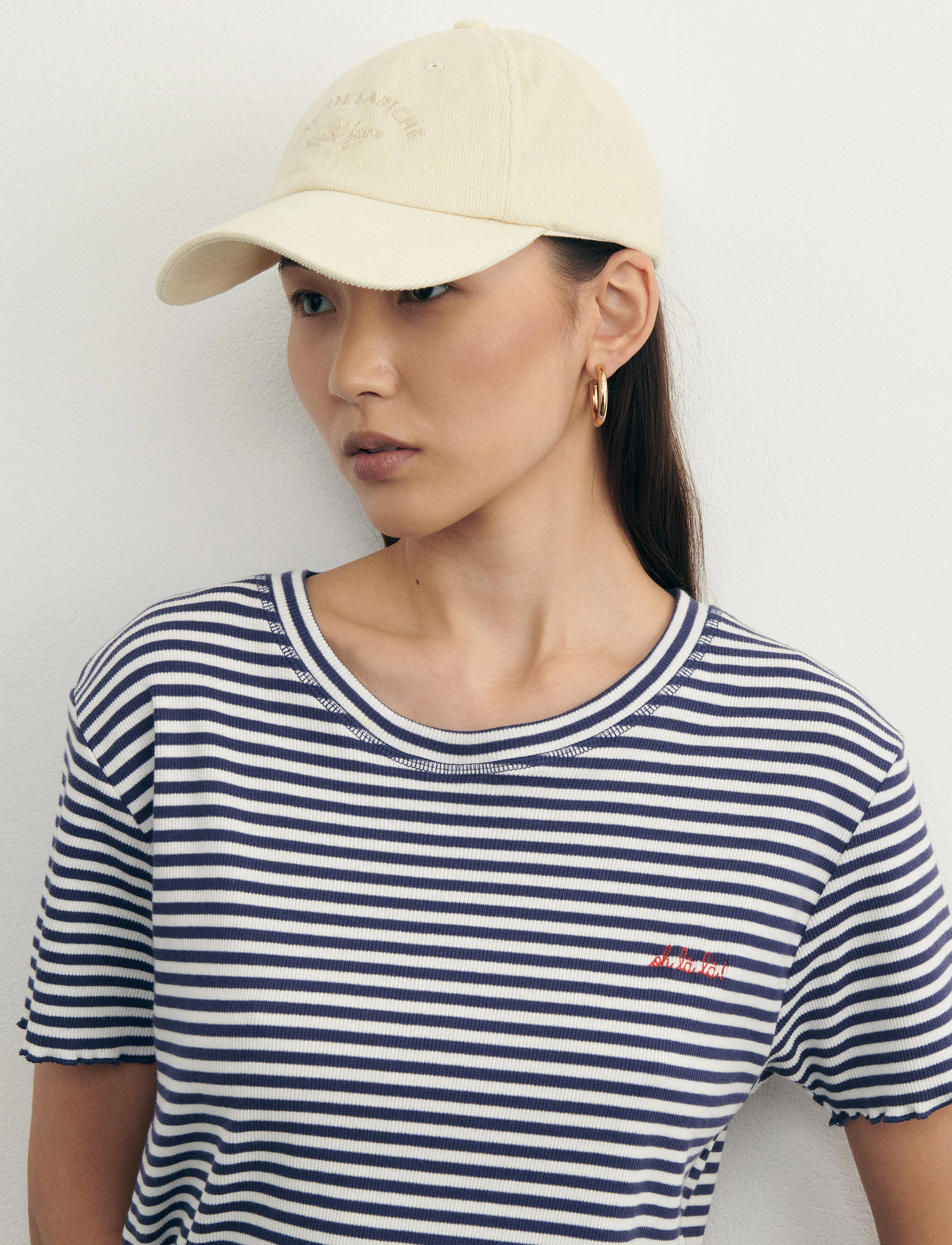 Maison Labiche - FOLIES OH LA LA - t-shirts - off white navy - 4