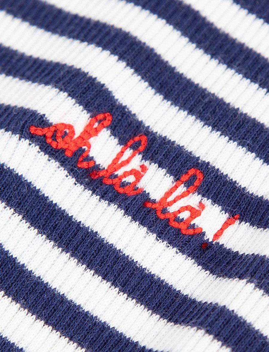 Maison Labiche - FOLIES OH LA LA - t-shirts - off white navy - 5