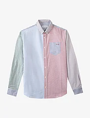 Maison Labiche Paris - BONNE GRAINE THE DUDE - kasdienio stiliaus marškiniai - stripeaw22 patchwork - 0