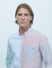 Maison Labiche Paris - BONNE GRAINE THE DUDE - casual skjorter - stripeaw22 patchwork - 4