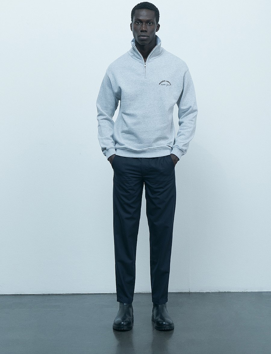Maison Labiche - PLACIDE MINI MANUFACTURE/GOTS - shop efter stil - light heather grey - 0