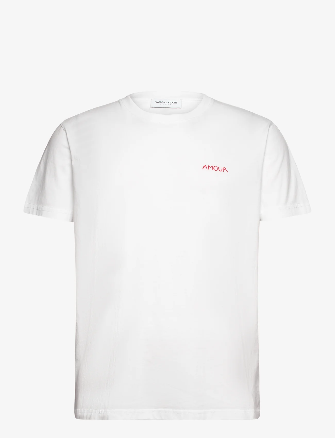 Maison Labiche Paris - POPINCOURT AMOUR /GOTS - basic t-shirts - white - 0