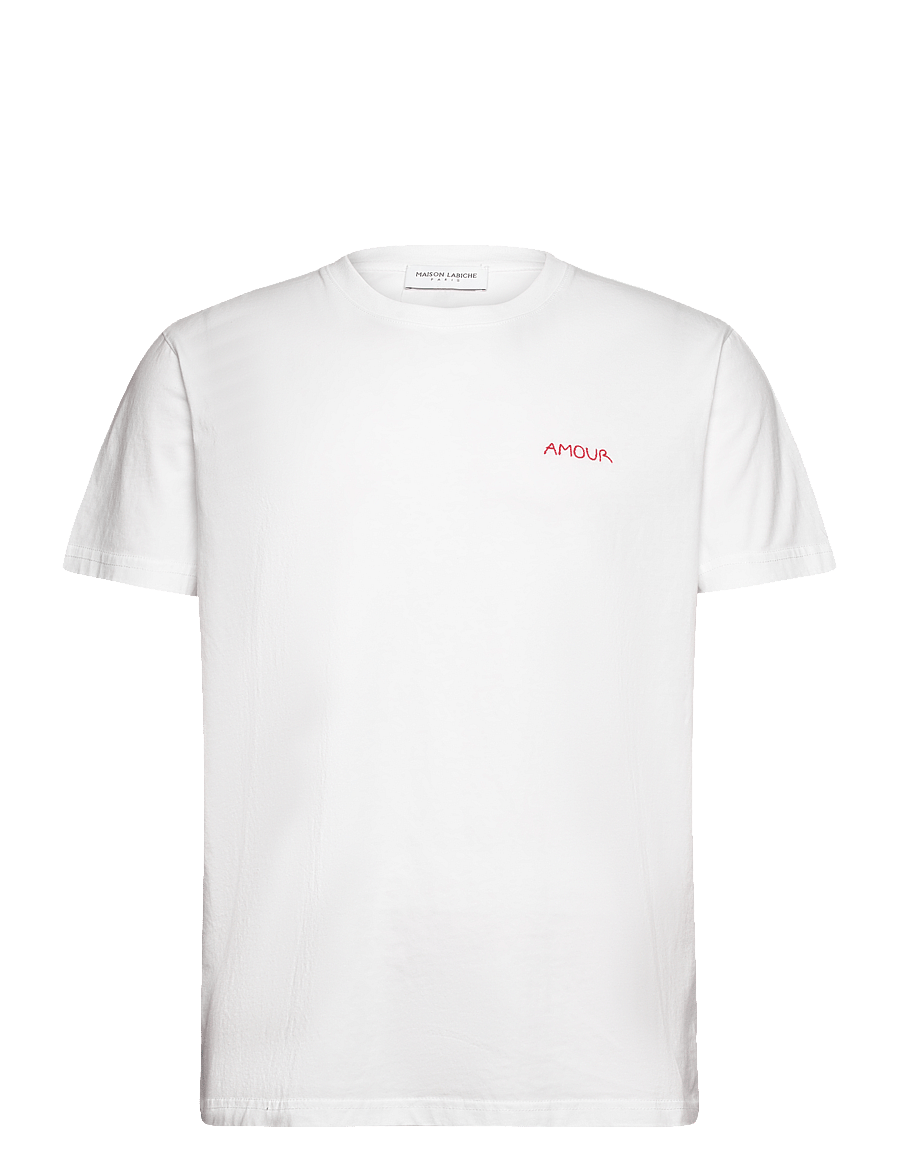 Maison Labiche - POPINCOURT AMOUR /GOTS - korte mouwen - white - 1