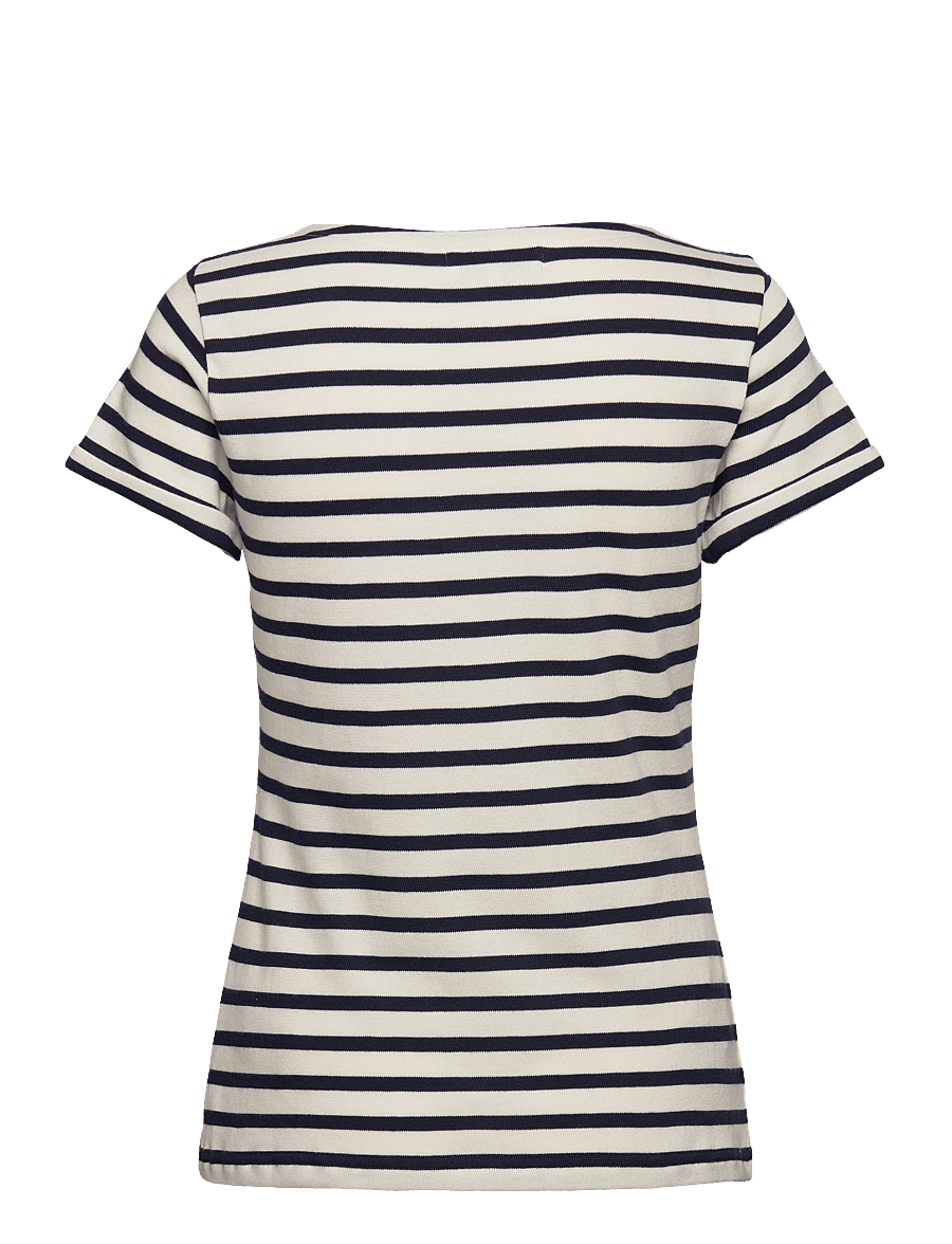 Maison Labiche - COLOMBIER SS AMOUR /GOTS - t-shirts - ivory navy - 2