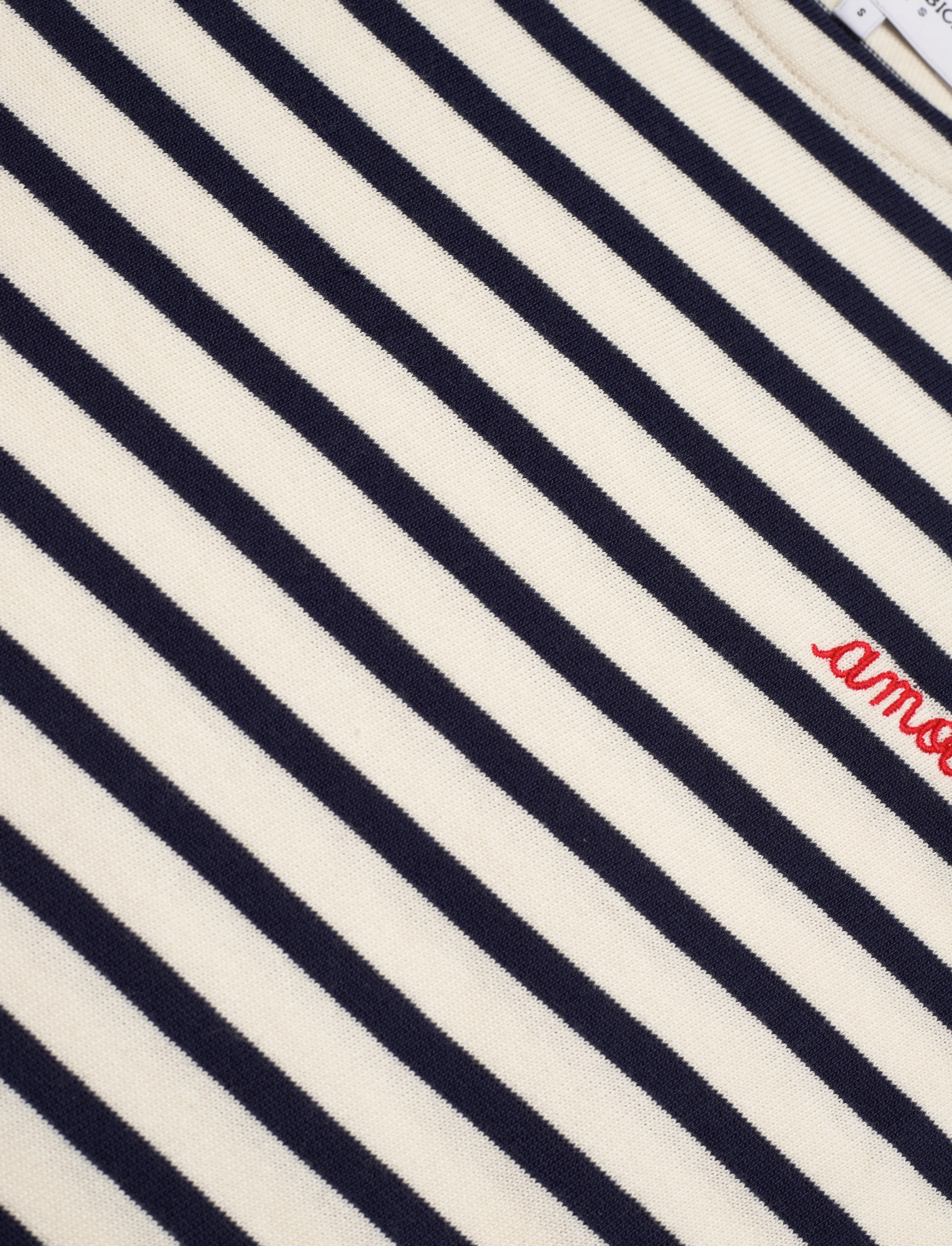 Maison Labiche - COLOMBIER SS AMOUR /GOTS - t-shirts - ivory navy - 5