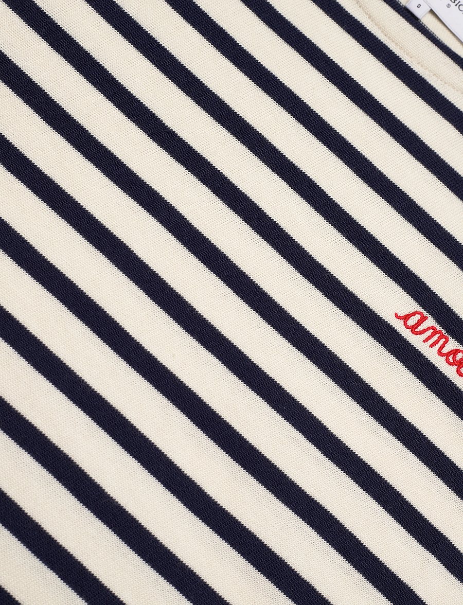 Maison Labiche - COLOMBIER SS AMOUR /GOTS - t-shirts - ivory navy - 5