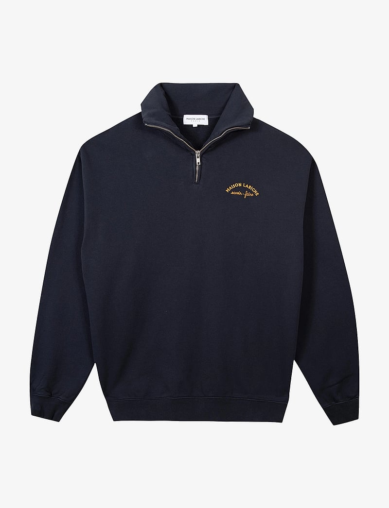 Maison Labiche - PLACIDE MINI MANUFACTURE/GOTS - half zip-tröjor - dark navy - 1