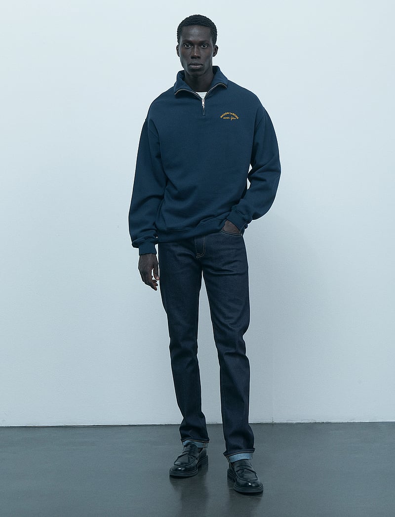 Maison Labiche - PLACIDE MINI MANUFACTURE/GOTS - half zip-tröjor - dark navy - 0