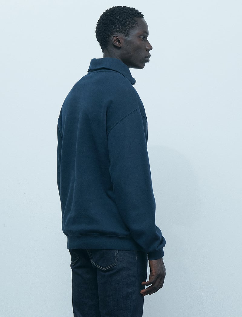 Maison Labiche - PLACIDE MINI MANUFACTURE/GOTS - half zip-tröjor - dark navy - 3