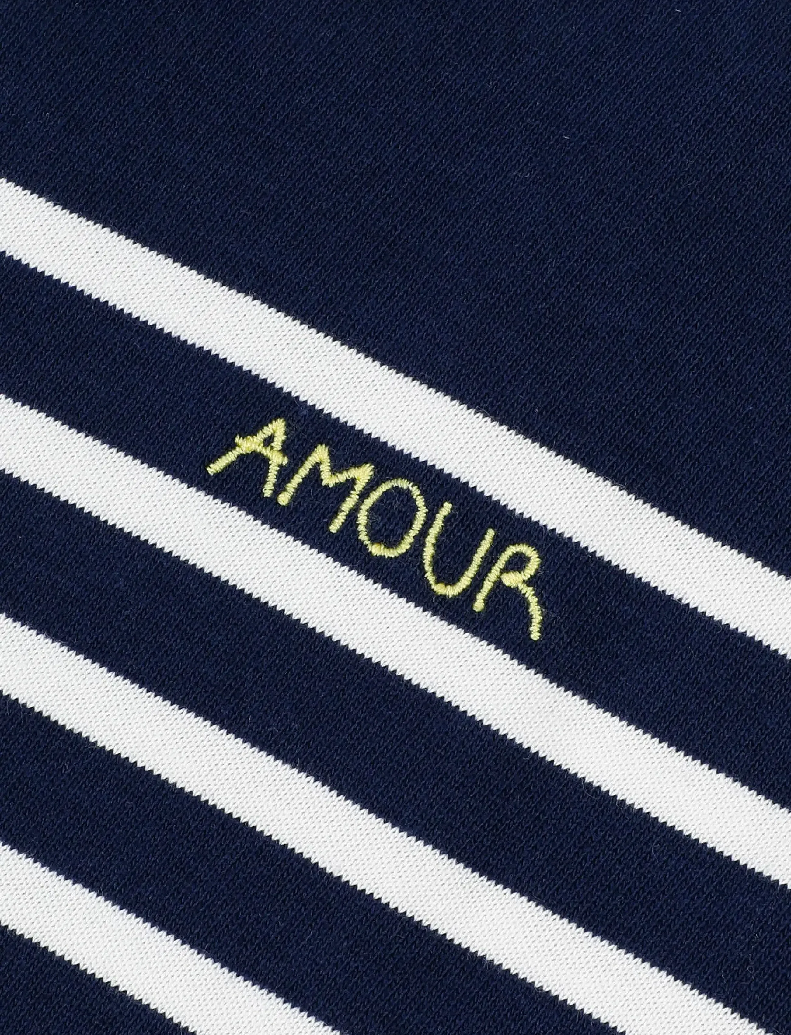 Maison Labiche - MONTPAR AMOUR/GOTS - sweaters - midnight blue ivory - 1