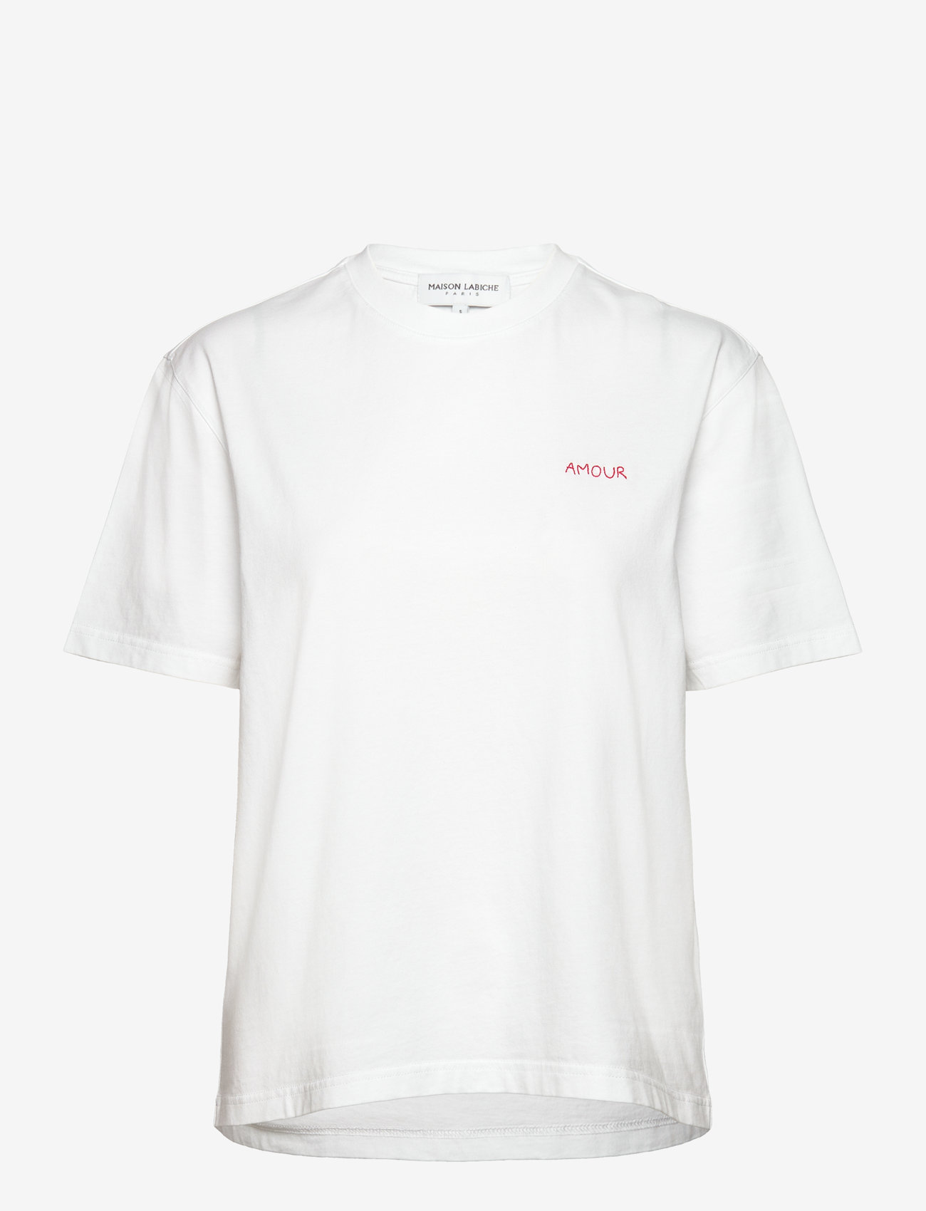 Maison Labiche - POPINCOURT AMOUR/GOTS - t-shirts - white - 1
