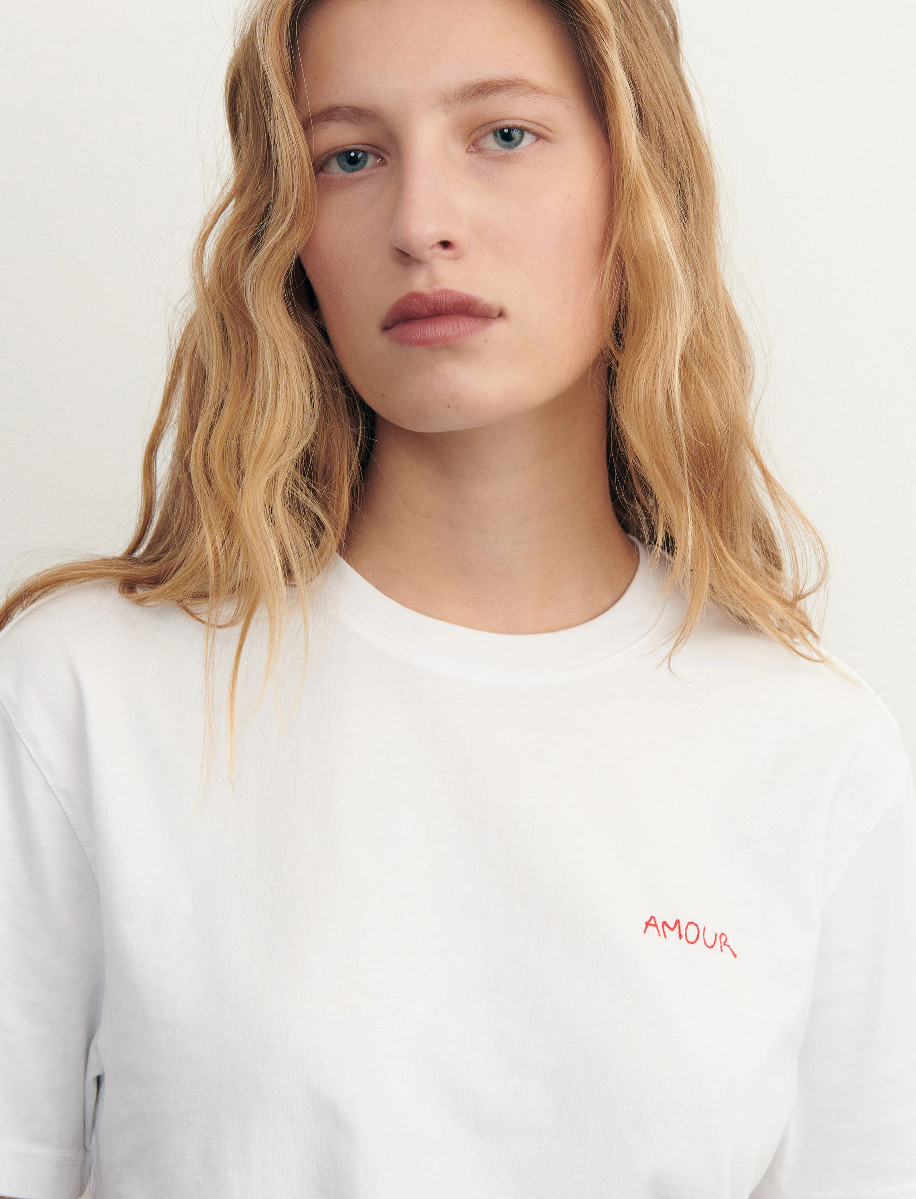 Maison Labiche - POPINCOURT AMOUR/GOTS - t-särgid - white - 5
