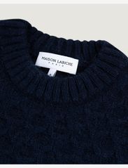 Maison Labiche Paris - GOLDONI NB - knitted round necks - dark navy - 2