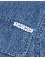 Maison Labiche Paris - LANCEREAUX NB - podstawowe koszulki - denim washed blue - 2