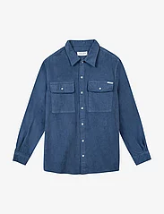 Maison Labiche Paris - LANCEREAUX NB - velvetiniai marškiniai - velvet lunar blue - 0