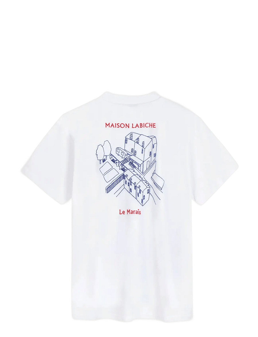 Maison Labiche - PATUREAU VDT/GOTS - kortærmede t-shirts - white - 2