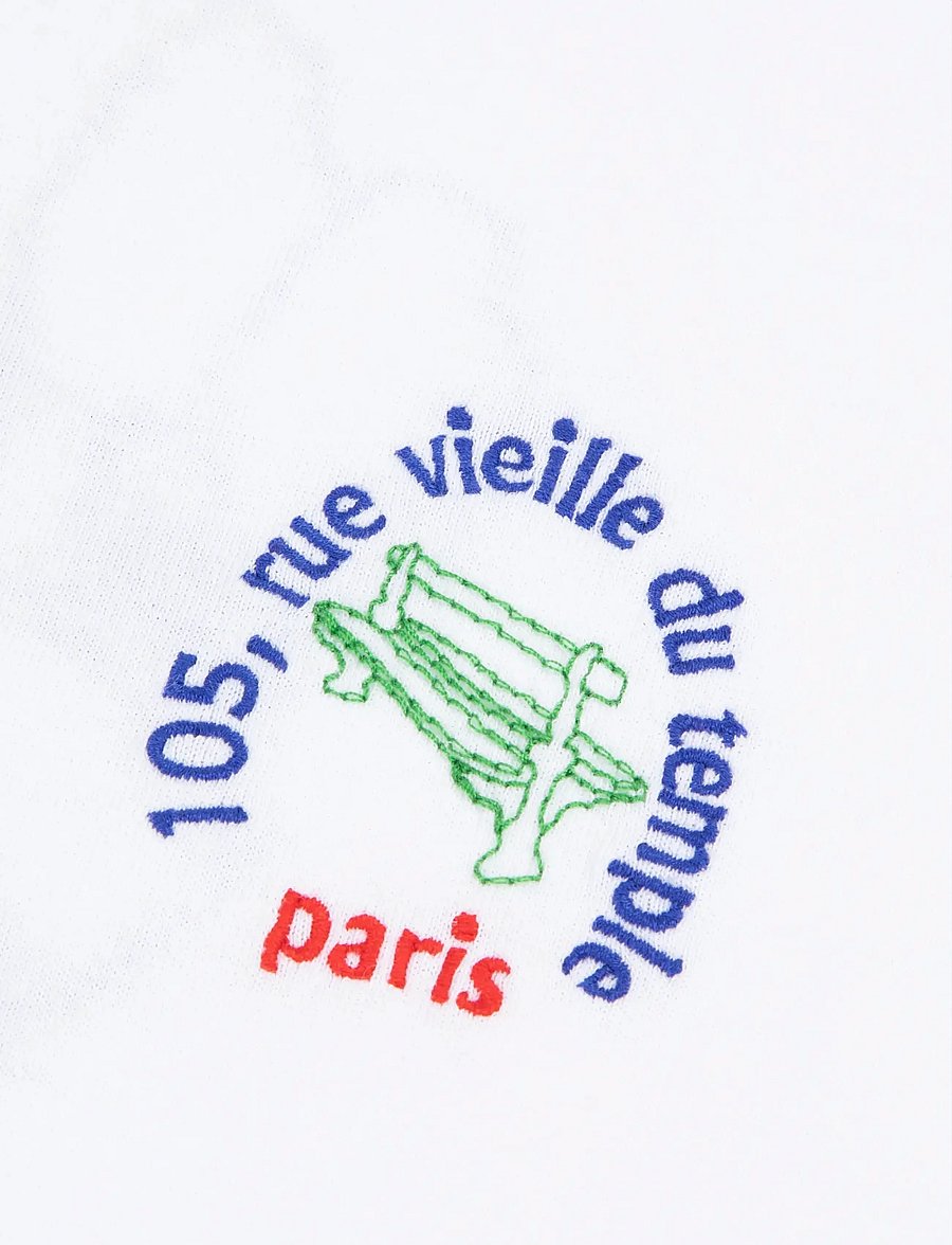 Maison Labiche - PATUREAU VDT/GOTS - kortærmede t-shirts - white - 5