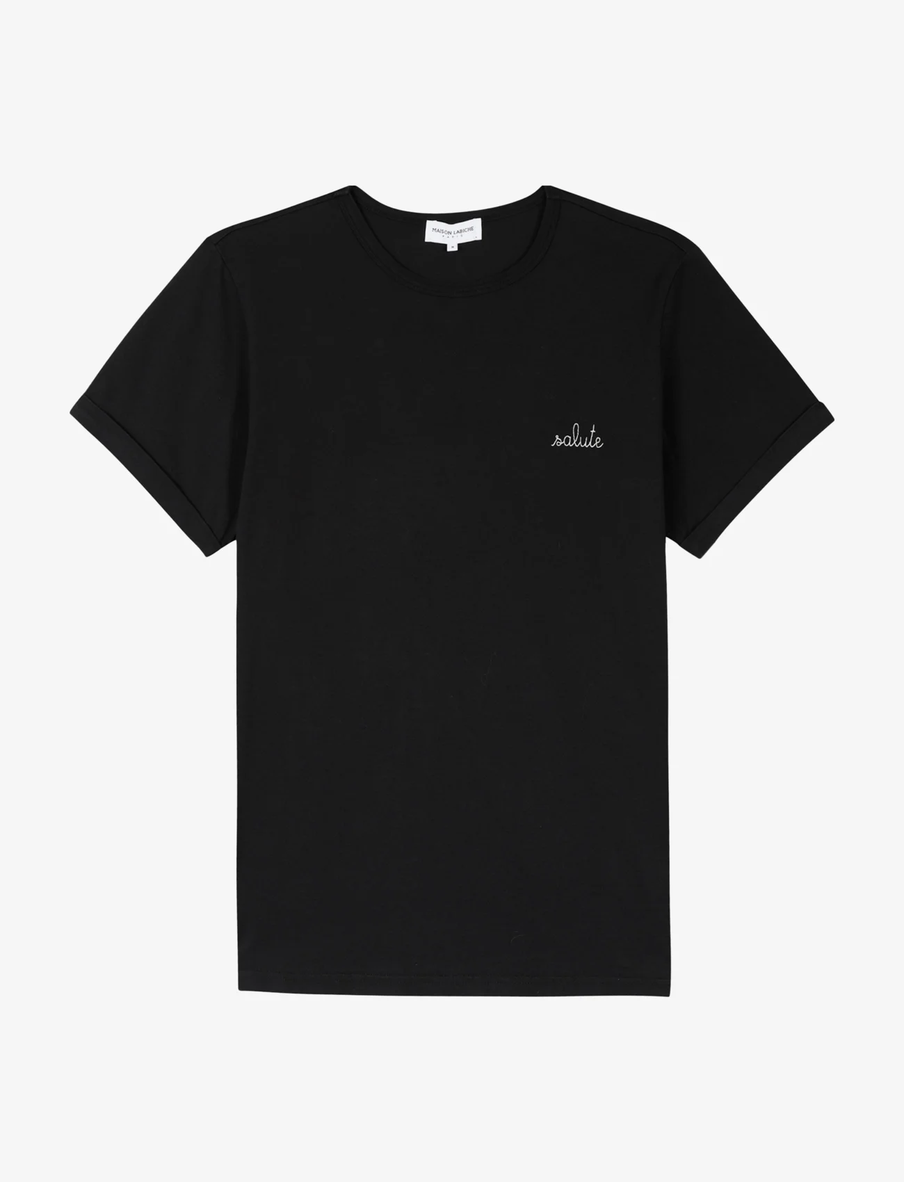 Maison Labiche Paris - POITOU SALUTE/GOTS - podstawowe koszulki - black - 0