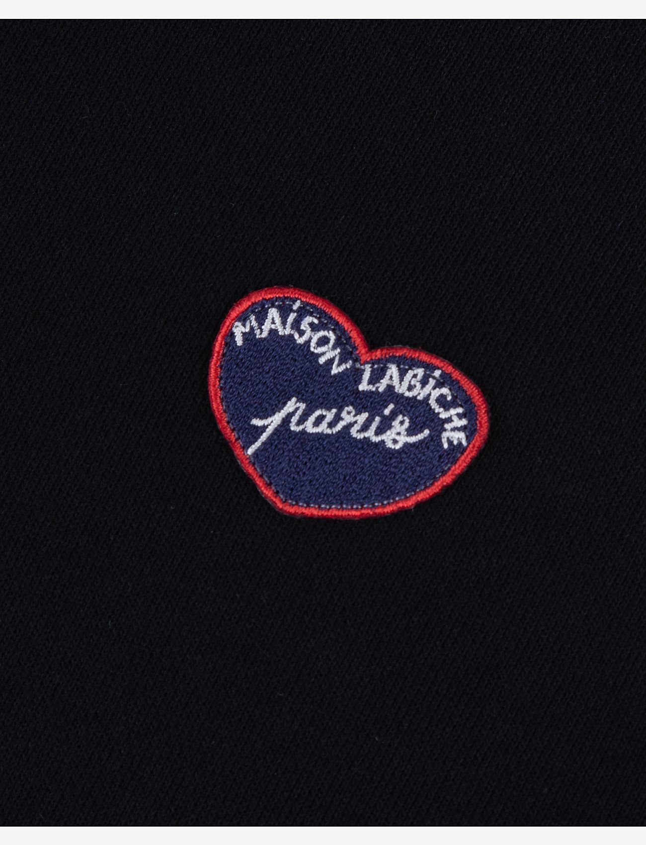 Maison Labiche Paris - REAUMUR PATCH COEUR/GOTS - sporta džemperi - black - 1