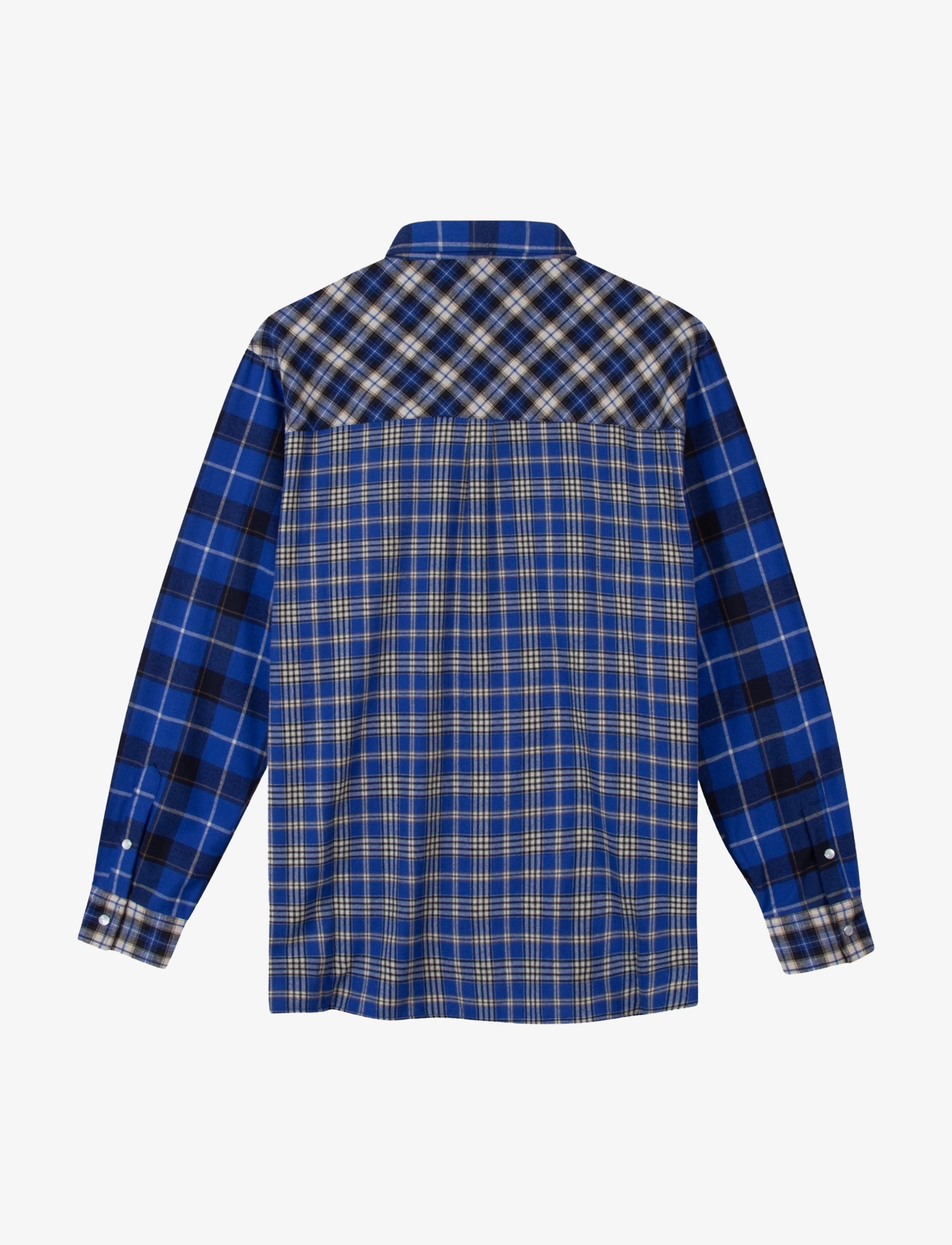 Maison Labiche Paris - LANCEREAU NB - flannel blue check - 2