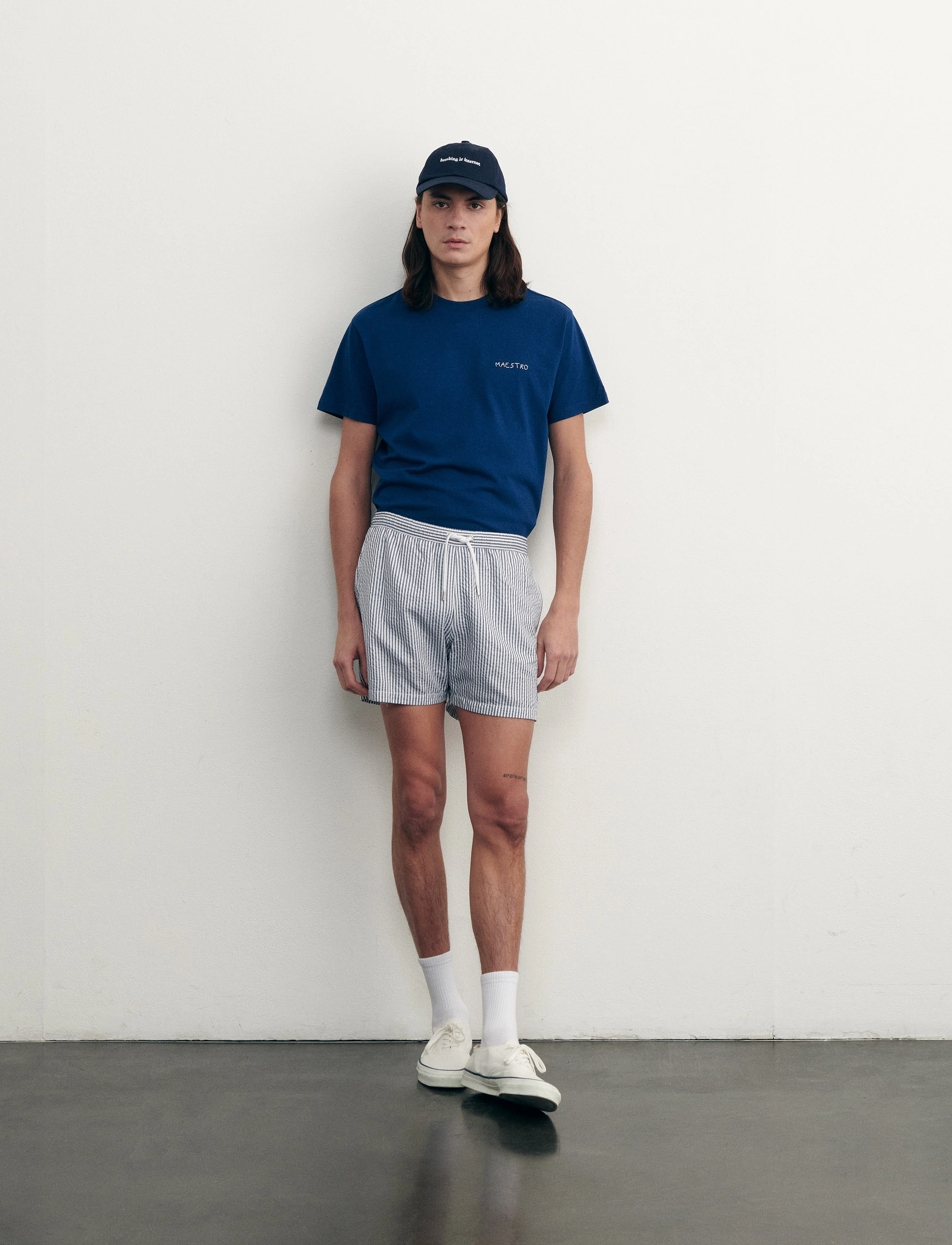 Maison Labiche Maillot Lobster, S, Designer, Blau - Shorts, Männerswear