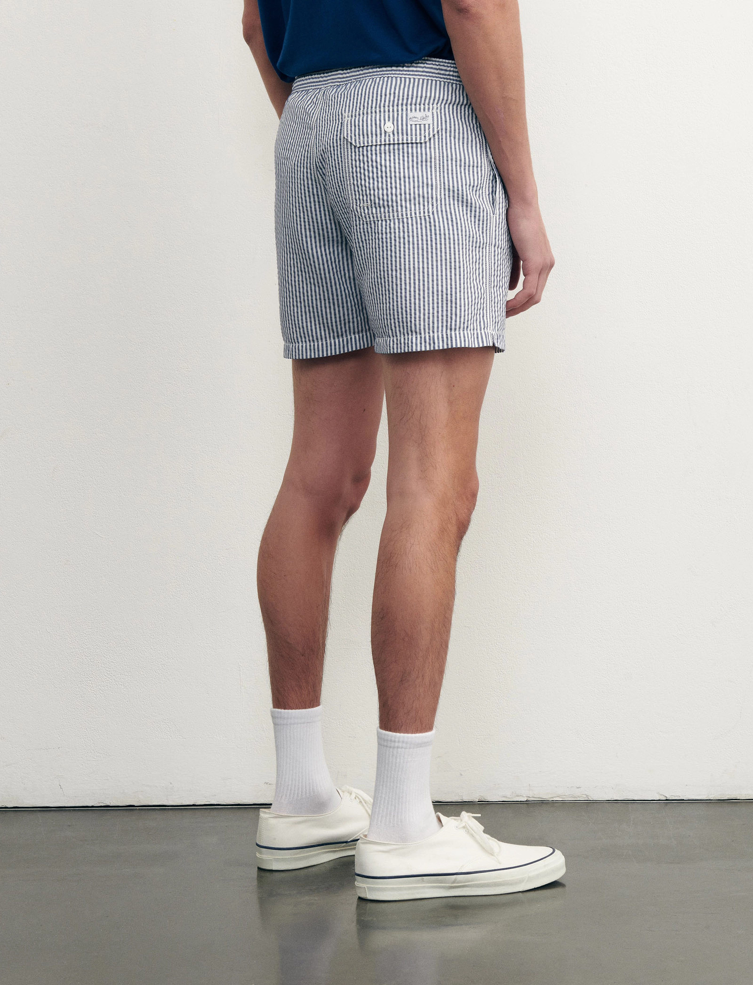 Maison Labiche - MAILLOT LOBSTER - badehose - navy white - 4