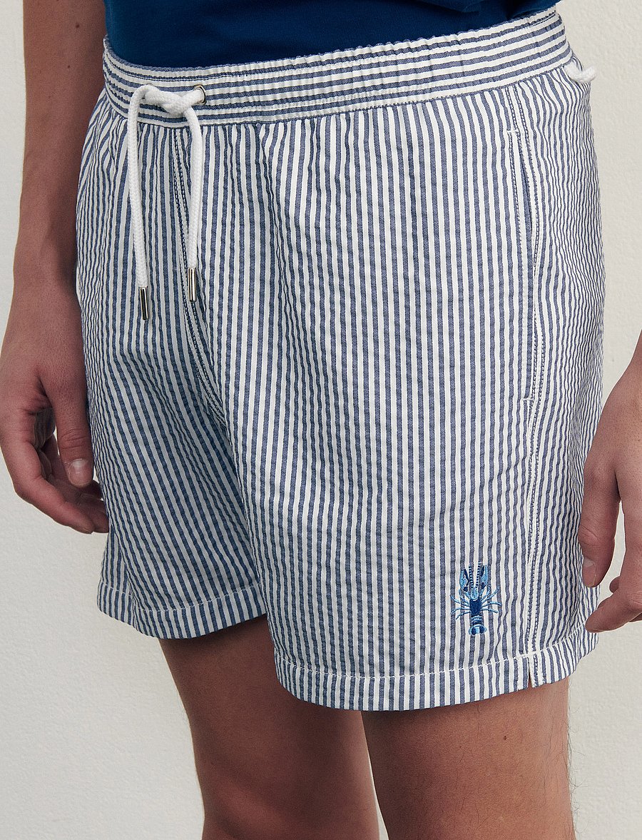 Maison Labiche - MAILLOT LOBSTER - badehose - navy white - 5