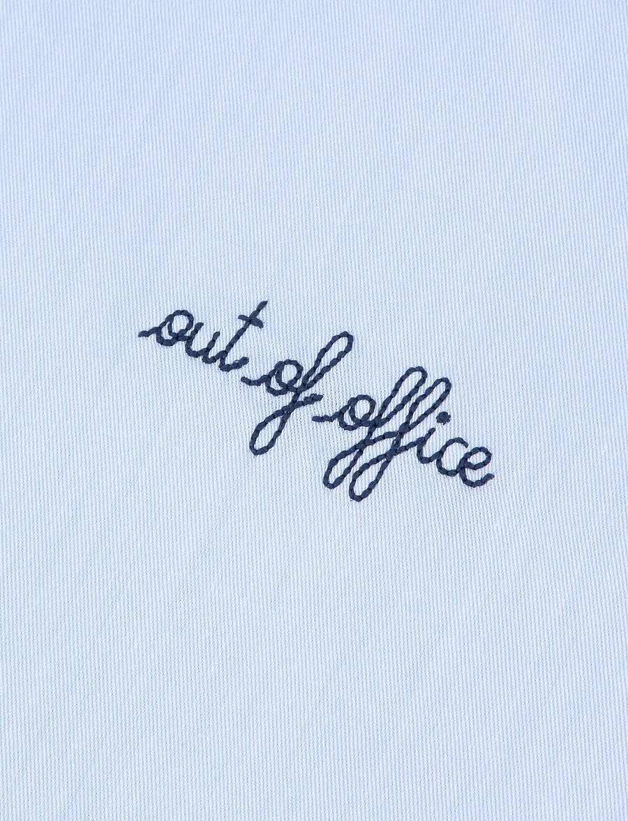 Maison Labiche - MALESHERBES OUT OF OFFICE - oxford-skjortor - twill sky blue - 2