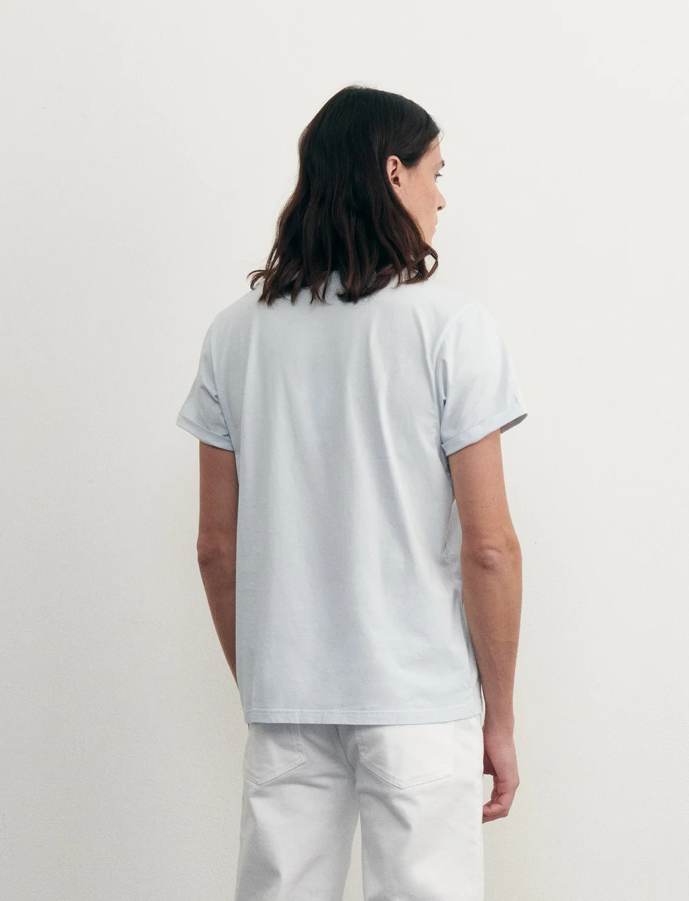 Maison Labiche - POITOU AMOUR /GOTS - kortärmade t-shirts - poplin blue - 3