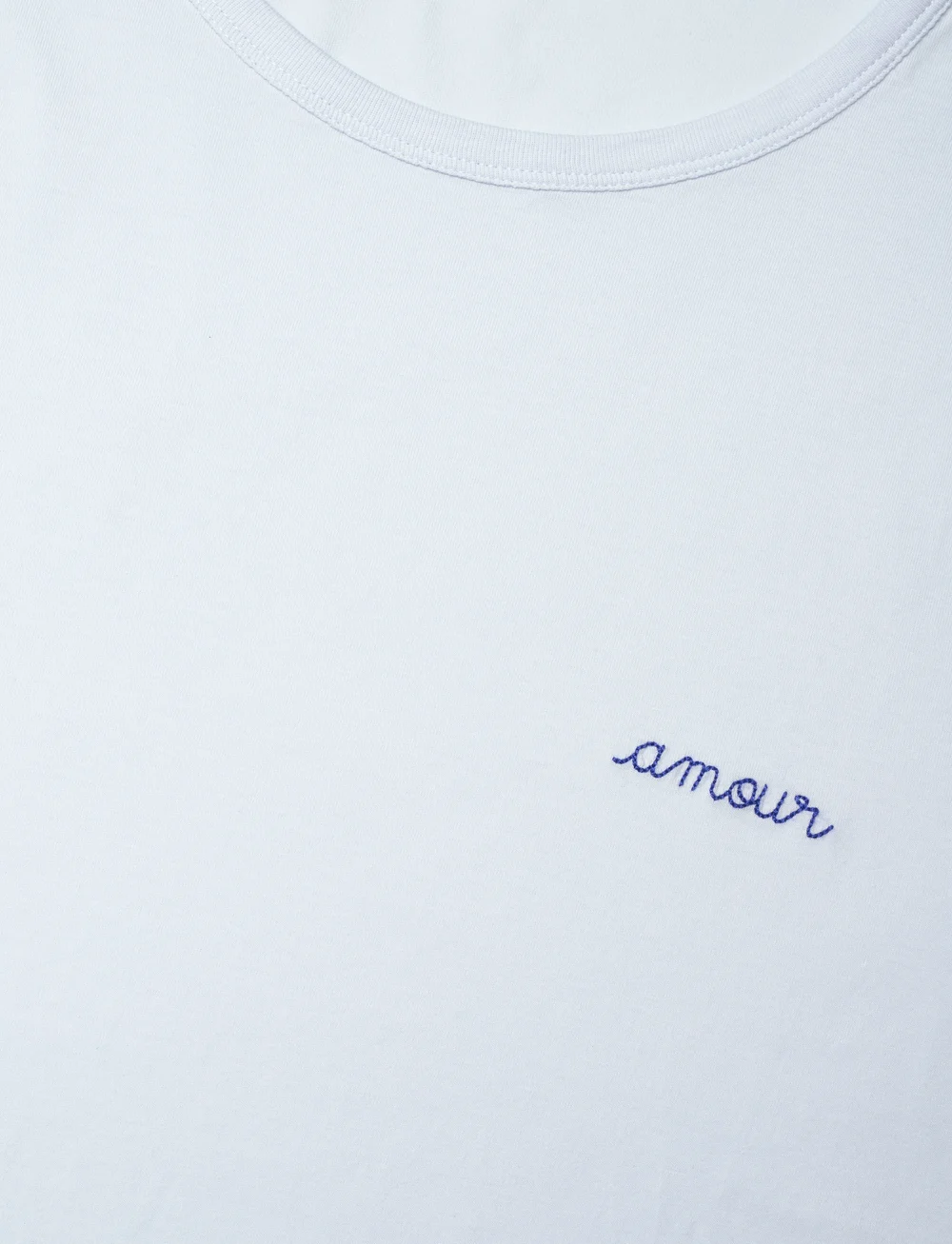 Maison Labiche - POITOU AMOUR /GOTS - kortärmade t-shirts - poplin blue - 5