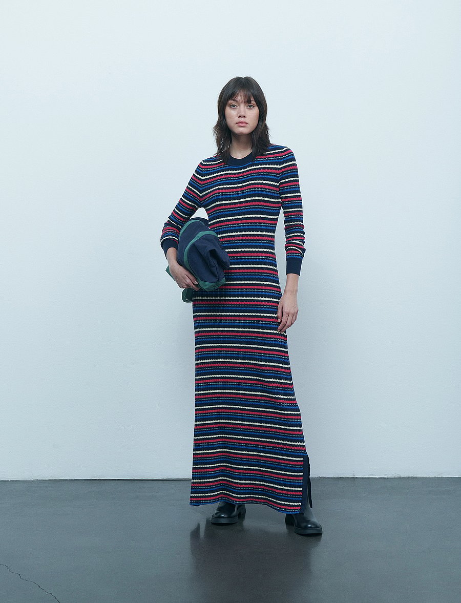 Maison Labiche - LIMAGNE NB - kashmir - stripes dark navy - 0