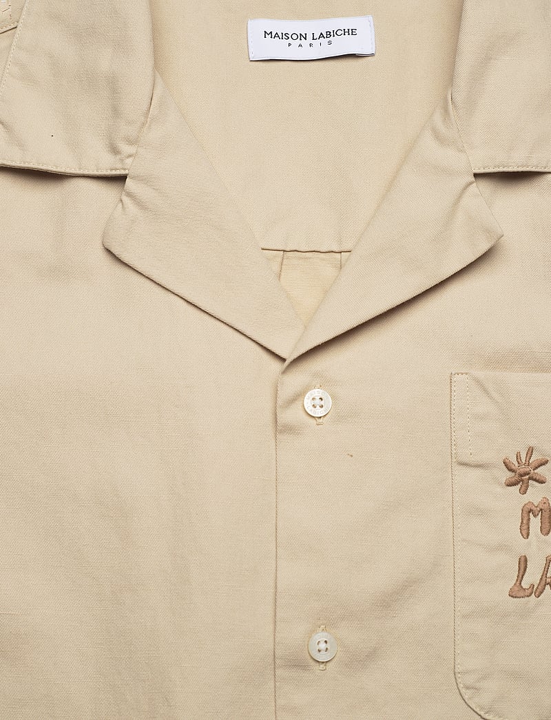 Maison Labiche - GERMAIN MAISON LABICHE FLOWER - linen shirts - sandstone - 5