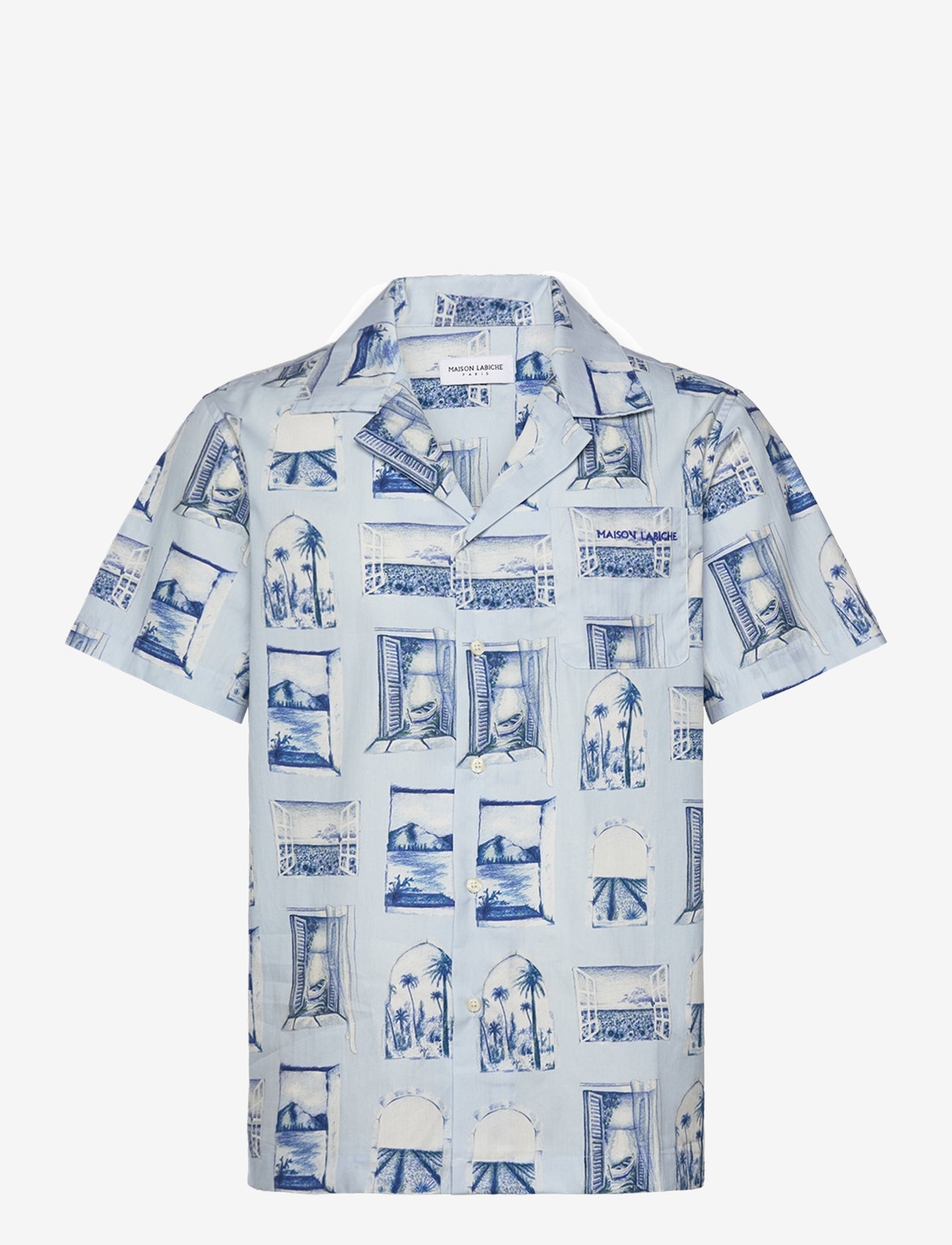 Maison Labiche - GERMAIN WINDOWS PRINT - kortärmade skjortor - windows print - 1